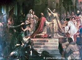 Charlemagne is crowned Holy Roman Emperor.