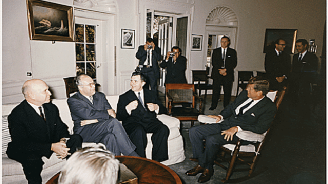 Gromyko and Kennedy Meet