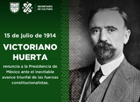 Huerta Renuncia A La Presidencia