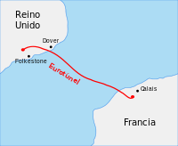 Se enlaza a Inglaterra y Francia con cable marino