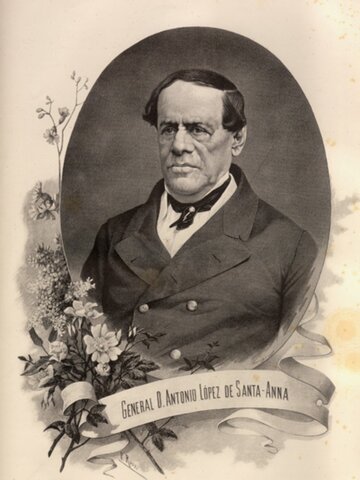 Establecimiento del regimen centralista a manos de Antonio Lopez de Santa Anna