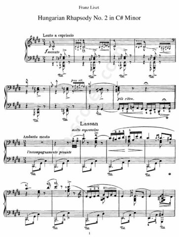 Hungarian Rhapsody-Franz Liszt
