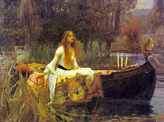The Lady of Shallot-John William Waterhouse