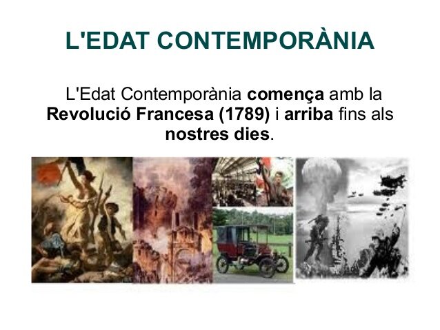 Edat contemporània