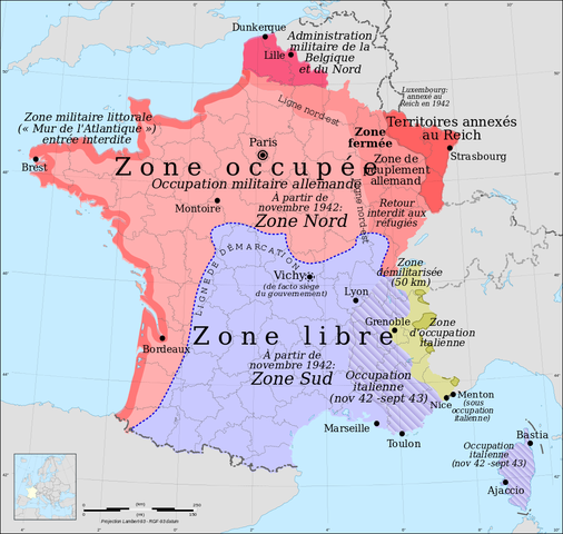 LA FRANCE OCCUPÉE ET LA FRANCE LIBRE