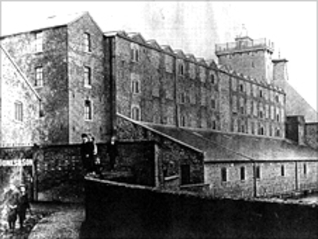 The world's first iron frame buidling was erected here in 1797