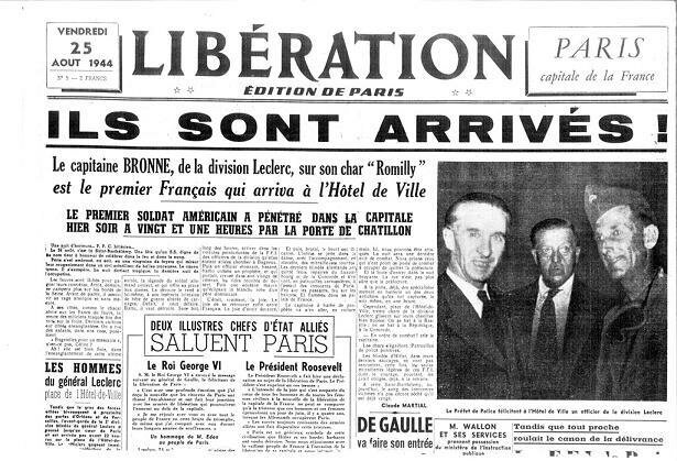 LIBÉRATION DE PARIS