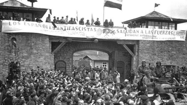 LIBÉRATION DU DERNIER CAMP DE CONCENTRATION NAZI. MAUTHAUSEN.