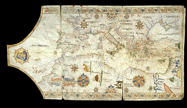 Francis Bacon da idea de la coincidencia geográfica de las costas atlánticas