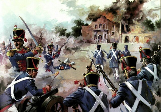 Batalla de El Álamo - la más famosa de la Independencia de Texas