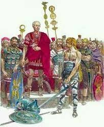 52 avant C. : La Gaule est conquise par les Romains.