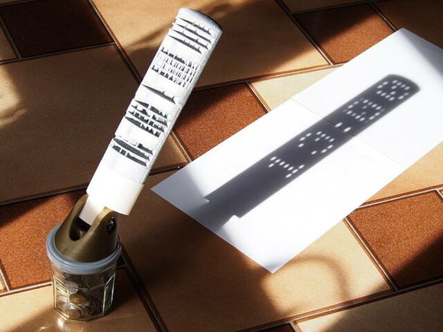 un reloj solar capaz de marcar los minutos.