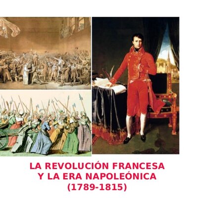 Timeline: Revolución francesa y era napoleónica