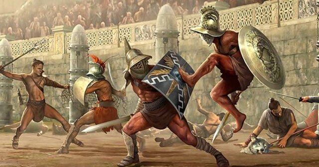 Roma y los gladiadores