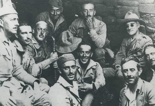 Desembarco de legionarios y regulares al mando de Franco