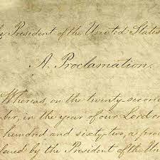 The Emancipation Proclamation