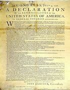 Déclaration de l'indépendance américaine