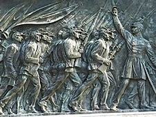 Départ des troupes révolutionnaires de la province de québec