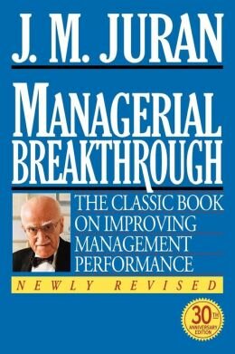 Publico su libro "Managerial Breakthrough" (Idea revolucionaria de administracion)