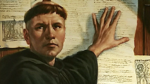 Martin Luther creates his own faith