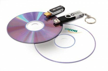 FLASH DRIVE AND CDs