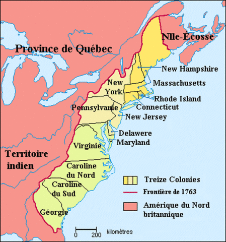 Prospérité dans les 13 colonies