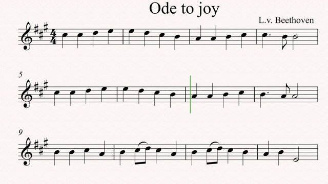Ode to Joy-Ludwig van Beethoven