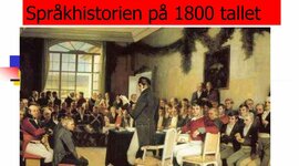 Timeline: Språkhistorien på 1800-tallet