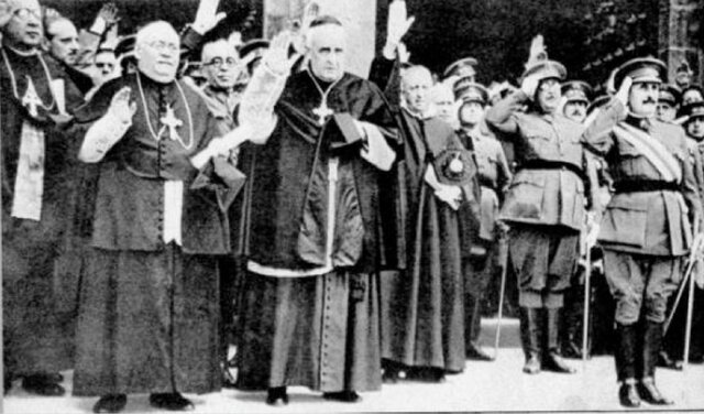 Pastoral de todos los obispos apoyando el nuevo régimen de Franco