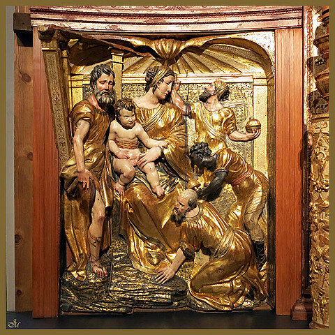 Berruguete: Errege Magoen Adorazioa