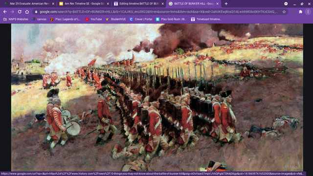 BATTLE OF BUNKER HILL