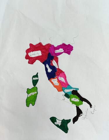 Italy is divided in Principalities and Duchies