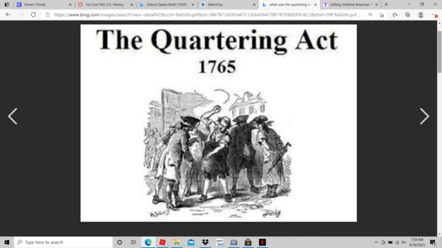 The Quartering act
