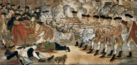 March 5, 1770: Boston Massacre.