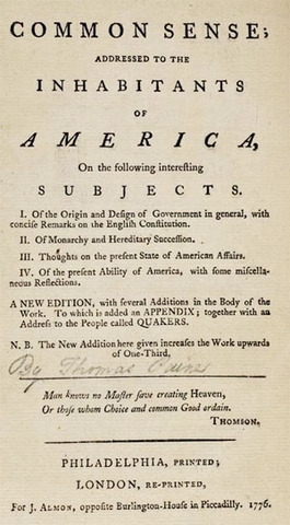 Common Sense Pamphlet