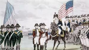 The surrender at Yorktown