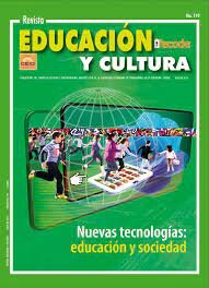 Publicación de la revista Educación y cultura