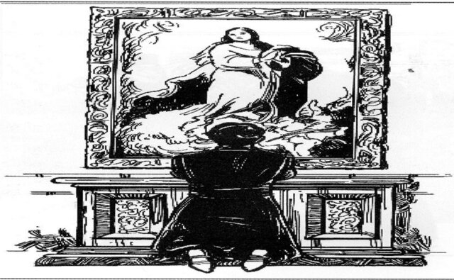 Corona a nuestra señora de la esperanza.