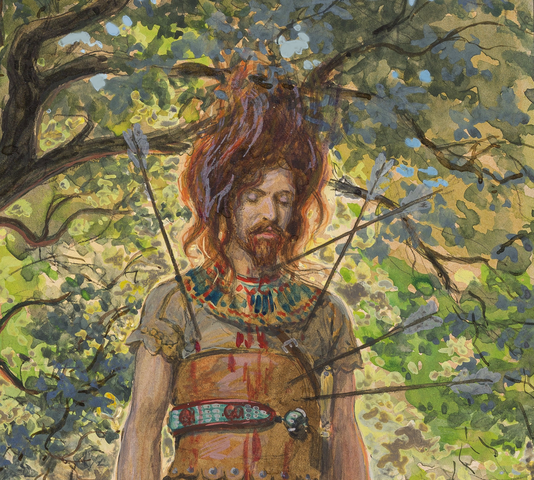 Absalom is Hanged by his Hair and Killed