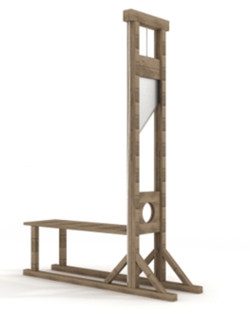 Joseph Ignace Guillotin invented the guillotine.