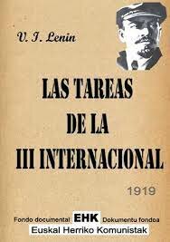 La III Internacional fundada por Lenin María Vivas Delgado.
