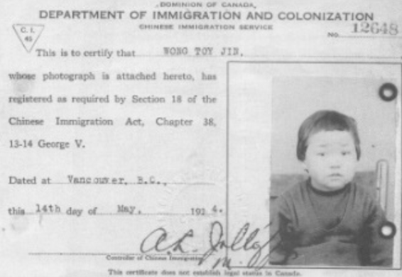 Chinese Immigration Act