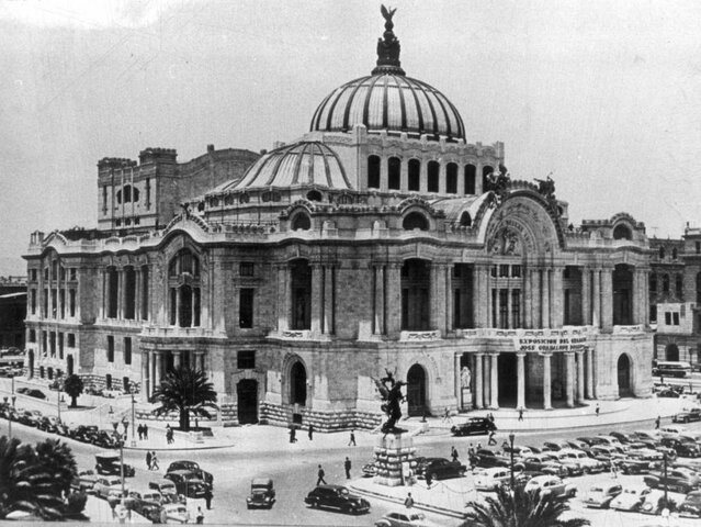 Palacio de Bellas Artes en el Porfiriato