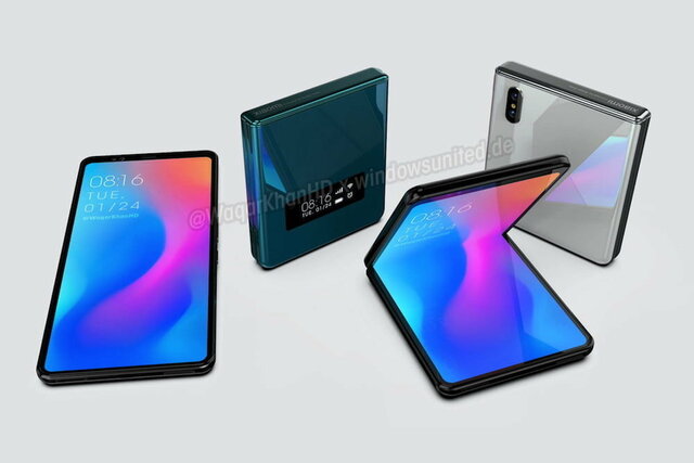 Teléfonos plegables