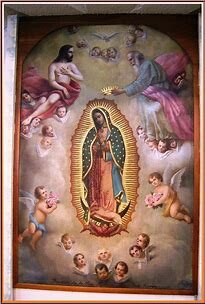 La coronación de la imagen de María de Guadalupe