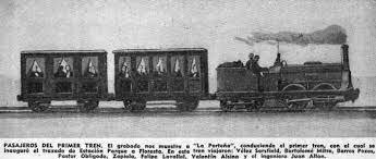 La inauguración del ferrocarril