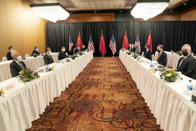 Alaskan Summit between China and the United-States