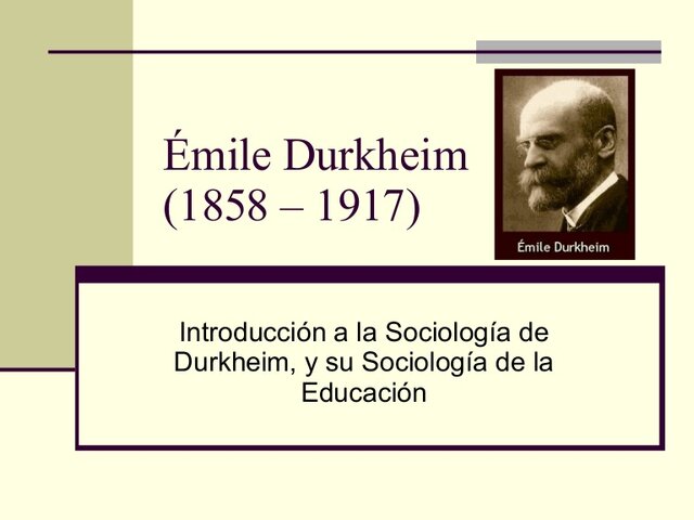 Émile Durkheim
