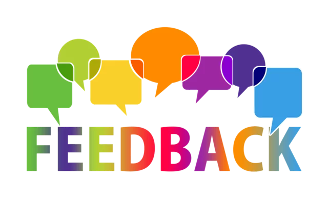 I received feedback from the teacher