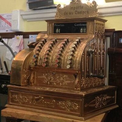 Timeline: EVOLUCION DE LA CAJA REGISTRADORA